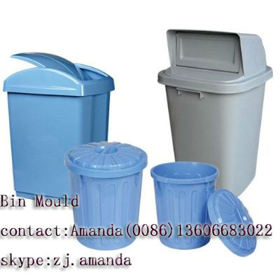 plastic injection garbage bin bucket mould